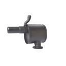 Silencieux d'échappement pour tracteur NEW HOLLAND 5169717 adaptable