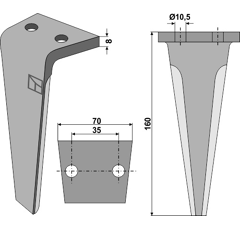 Kreiseleggenzinken Lipco 160x70 60000-1 Nachbau