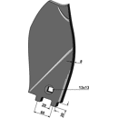 Randleitblech - rechte Ausführung Becker, Kongskilde Nachbau 