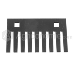 Púa 131 x 78 x 4 mm para cosechadora CLAAS adaptable