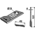 Couteau gauche pour faucheuse NIEMEYER 570447 adaptable - Blacksteel©