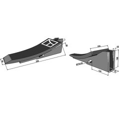 Reja para descompactador SAPHIR 583000074 adaptable - Blacksteel©