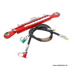 Hydraulischer Oberlenker Hub 290 mm beidseitig Kugelauge Kat. 2, Ø 25,4 mmEinbau-: 557 - 847 mm