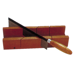 Scie à dos + boite à coupe 300 mm