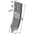 Vaderstad - 155028 - Punta de reja - 265x80x15 mm - BlackSteel ©