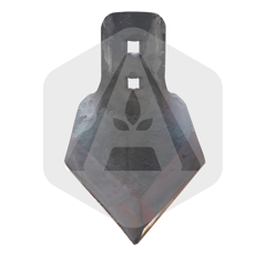 Soc cœur patte d'oie bore 120 x 8 x 35 mm adaptable