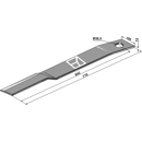 Fléau 710 mm pour broyeur SCHULTE 401032 adaptable