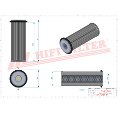 Filtre hydraulique adaptable HIFI FILTER SH63156