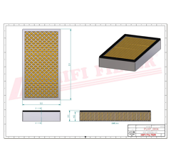 Filtre habitacle adaptable HIFI FILTER SC70139