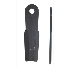 Schlegelmesser rechts 280 x 70/55 x 8 mm für Mulcher DOPPSTADT - EPOKE 101880 - Nachbau