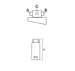 Filtre déshydrateur de climatisation pour tracteur DEUTZ-FAHR 04425160 adaptable