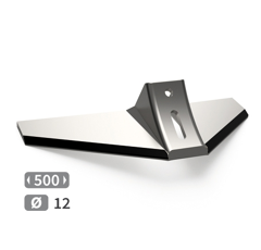 Aileron de déchaumeur avec plaquettes carbure KUHN HUARD 622210 adaptable