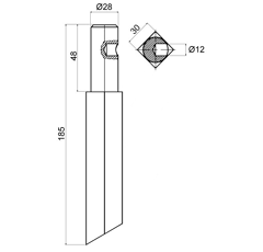 Kreiseleggenzinken RAU ROTOTIL D28 3557640214429 original