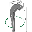 Kreiseleggenzinken 80x15 - 280 rechts - Nachbau