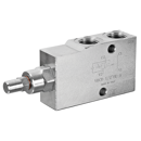 Senkbremsventil, einfachwirkend,Anschlussgewinde 1/2",max. Volumenstrom 60 l/min  VBCD12SEA