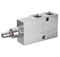 Senkbremsventil, einfachwirkend,Anschlussgewinde 1/2",max. Volumenstrom 60 l/min  VBCD12SEA