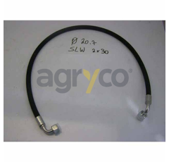 Tuyau hydraulique avec raccords pour téléscopique MANITOU 247847 adaptable