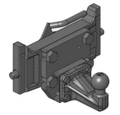 Kugeleinsatz Kugel 50,W= 314 S30, Schwarz, Scharmüller