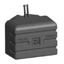 Frontgewicht TW-B 1700 kg, GrünKat. 3 Tenwinkel 