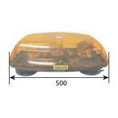 Mini rampe lumineuse Trilux 12 - 24 V - 490 x 230 mm