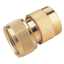 Raccord femelle d'arrosage en laiton 3/4