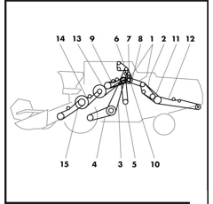 Courroie trapézoïdale pour moissonneuse-batteuse JOHN DEERE Z39314 adaptable