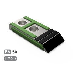 Pointe de décompacteur avec plaquettes carbure, plaquettes arrière et rechargement GRÉGOIRE BESSON M320126 adaptable