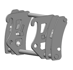Interface pour télescopique JCB COMPACT/FAUCHEUX SDT adaptable
