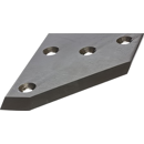 Couteau-équerre pour autochargeuse REDROCK 100 086 R adaptable - Blacksteel©