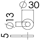 Rondelle dent pour faneuse PEZET 13X30X4 ZN ADAPTABLE
