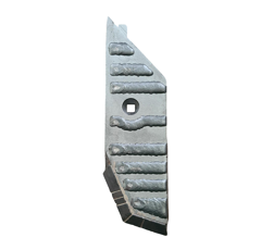 Pointe Droite carbure 2 faces et rechargement pour charrue LEMKEN 3364156 adaptable