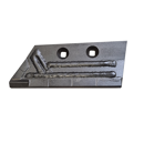 Soc de rasette Gauche carbure et rechargement pour charrue KUHN HUARD 633312 adaptable