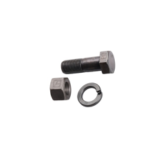 Boulon à tête hexagonale M16x1,5x47 avec écrou à freinage interne adaptable - Blacksteel©