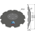 Disque crénelé ∅510x6,5 pour déchaumeur JOHN DEERE NS90340002 adaptable - Blacksteel©