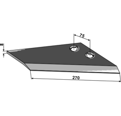 Aileron droite 939.50.220.1 adaptable - BlackSteel©
