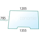 Windschutzscheibe für Landmaschine CASE IH 190034A4 - Nachbau