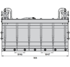 Fourches à fumier 1800 mm pour tracteur - CAM adaptable