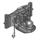 Kugeleinsatz Kugel 80,W= 390 S30, Schwarz, Scharmüller passend zu CBM