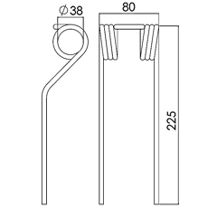 Federzinken BMV (PICK-UP) GW406 - Nachbau