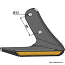 Flügelschar, Hartmetall beschichtet - rechts 101EXT1061 Amazone, BBG Nachbau