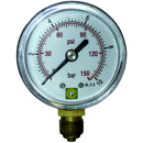 Manomètre 10 bar Ø 50 mm radial