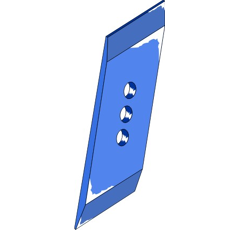 Scharspitze - links MP350LM Rabe by Muzzi Industrie