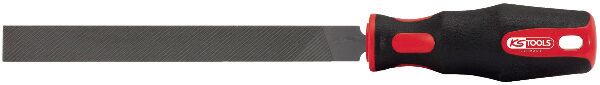 Lime Plate Demi-Douce KS Tools 150mm - Pour Métaux, Bois Et Plastique - Manche Ergonomique - Qualité Professionnelle