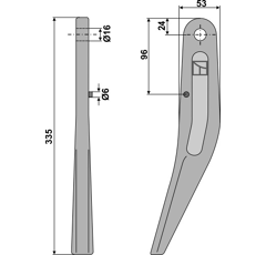 Kreiseleggenzinken für amazone 6122300 Nachbau  