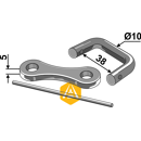 Kettenschloss Ø 10 mm für Düngerstreukette Nachbau  