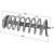 Rouleau spire G 2220 mm vibroculteur adaptable - BlackSteel©