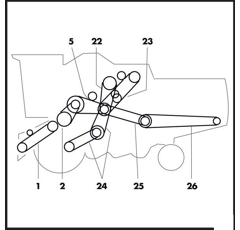 Courroie trapézoïdale pour moissonneuse batteuse DEUTZ-FAHR 06215203 adaptable