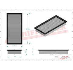 Filtre habitacle adaptable HIFI FILTER SC50178CA