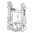 Lagerbock, 330 S32,John Deere 3 in 1 inkl. waagrechter Kugel 80   