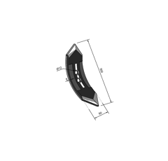 Soc pour cultivateur KONGSKILDE 105000760 - Adaptable